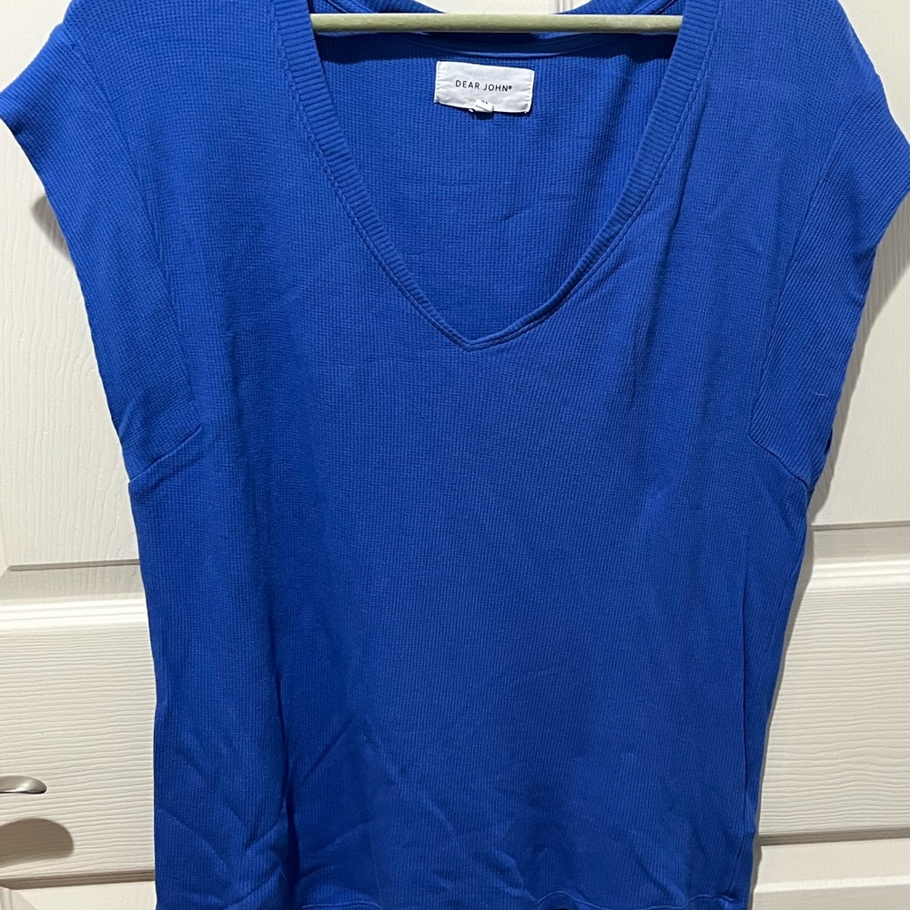 Dear John Women's Vibrant Blue Short Sleeve Tee
